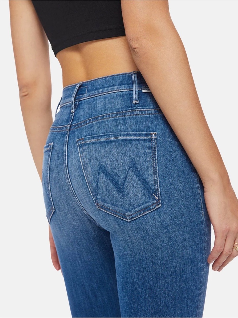 MOTHER “HUSTLER ANKLE” WASH: ONE TRICK PONY SIZE 34 - Picture 2 of 4